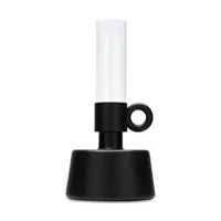 fatboy - lampe à huile d'extérieur flamtastique noir 83.78 x 115 cm plastique, verre thermo-résistant